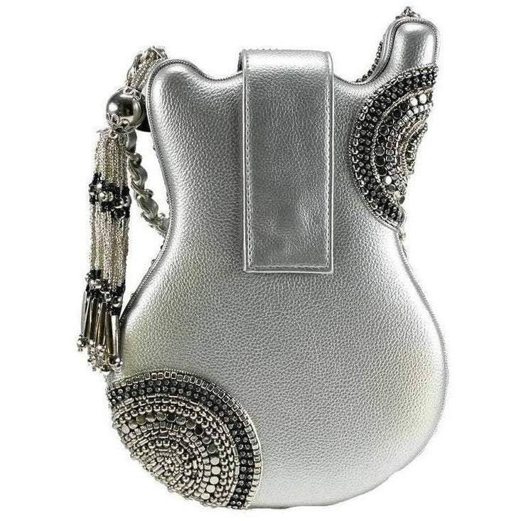 On Tour Beaded Crossbody Guitar Handbag