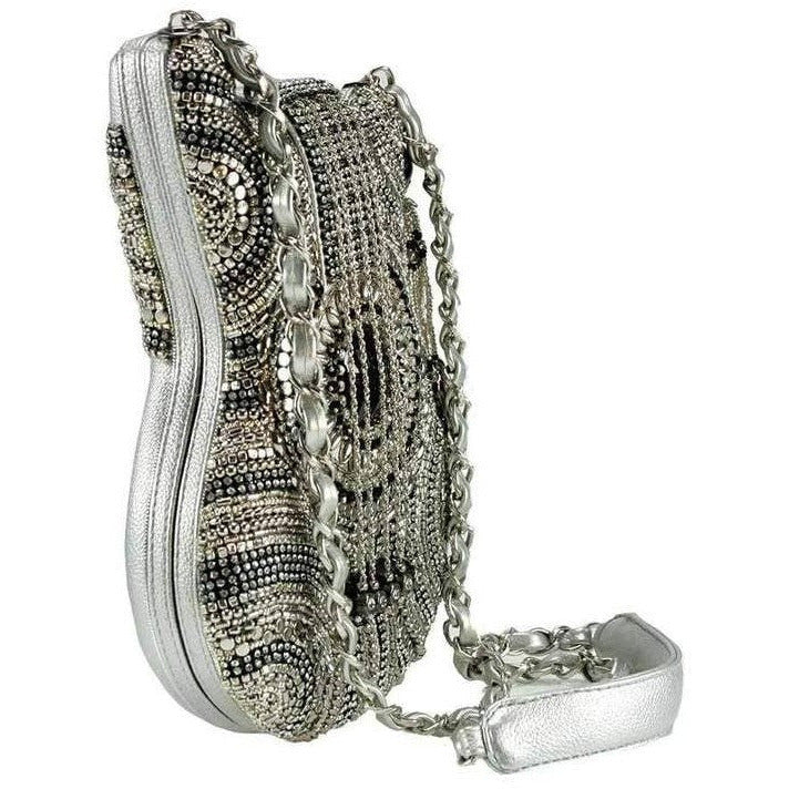 On Tour Beaded Crossbody Guitar Handbag
